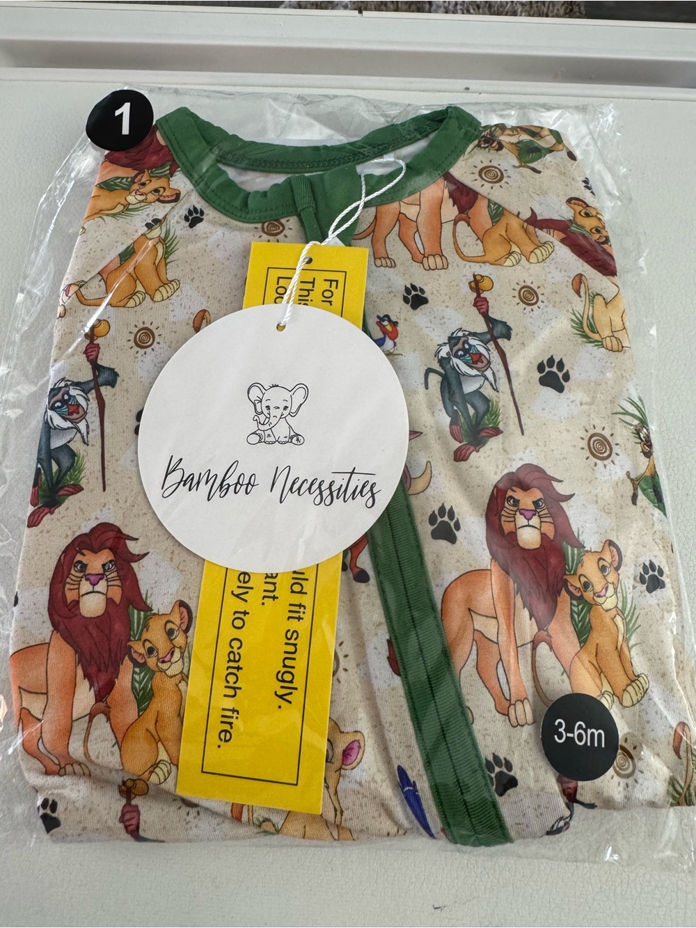Bamboo Necessities Bamboo Zippy - Lion King